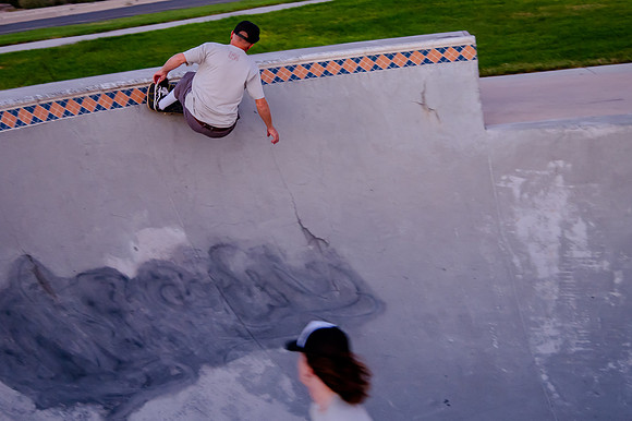 Unveiling Dawn's Magic: Hard Coin-sponsored Skateboarding Shoot at West Valley Skate Park