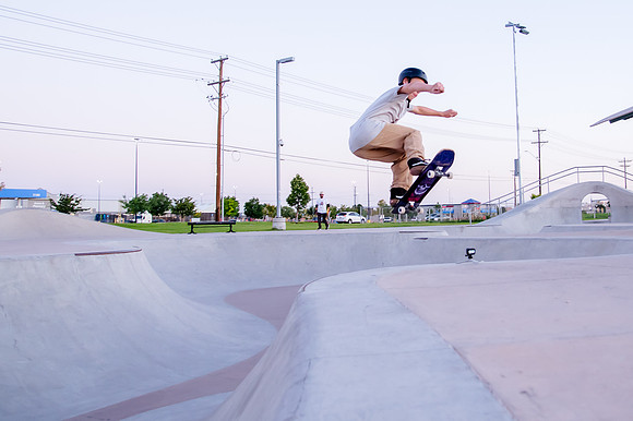 Unveiling Dawn's Magic: Hard Coin-sponsored Skateboarding Shoot at West Valley Skate Park