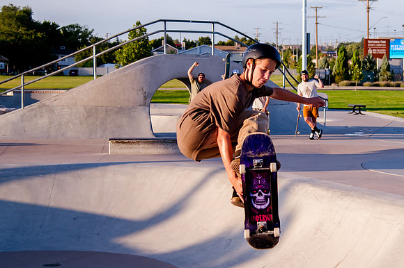 Unveiling Dawn's Magic: Hard Coin-sponsored Skateboarding Shoot at West Valley Skate Park