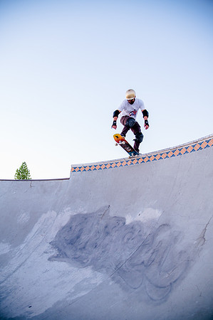 Unveiling Dawn's Magic: Hard Coin-sponsored Skateboarding Shoot at West Valley Skate Park