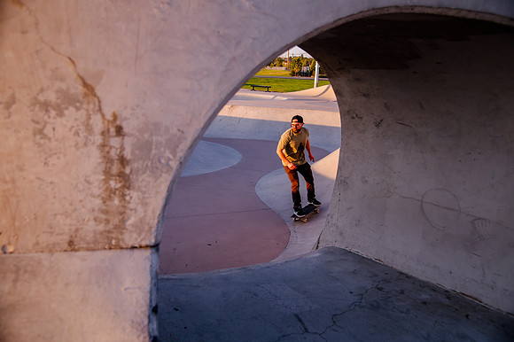 Unveiling Dawn's Magic: Hard Coin-sponsored Skateboarding Shoot at West Valley Skate Park