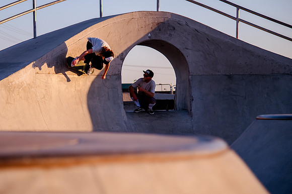 Unveiling Dawn's Magic: Hard Coin-sponsored Skateboarding Shoot at West Valley Skate Park