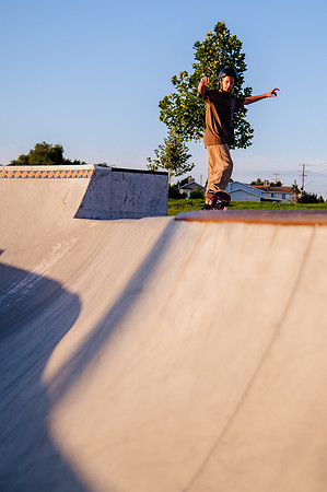 Unveiling Dawn's Magic: Hard Coin-sponsored Skateboarding Shoot at West Valley Skate Park