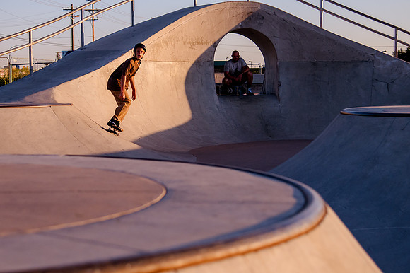 Unveiling Dawn's Magic: Hard Coin-sponsored Skateboarding Shoot at West Valley Skate Park