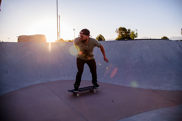 Unveiling Dawn's Magic: Hard Coin-sponsored Skateboarding Shoot at West Valley Skate Park