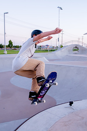Unveiling Dawn's Magic: Hard Coin-sponsored Skateboarding Shoot at West Valley Skate Park