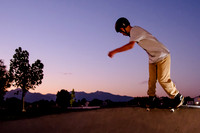 Unveiling Dawn's Magic: Hard Coin-sponsored Skateboarding Shoot at West Valley Skate Park