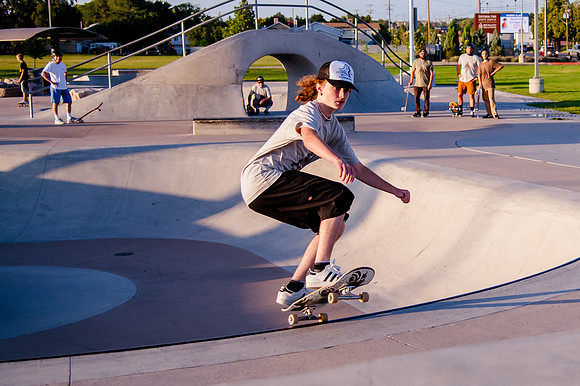 Unveiling Dawn's Magic: Hard Coin-sponsored Skateboarding Shoot at West Valley Skate Park