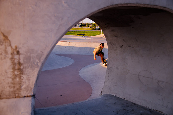 Unveiling Dawn's Magic: Hard Coin-sponsored Skateboarding Shoot at West Valley Skate Park