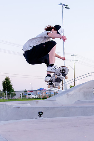 Unveiling Dawn's Magic: Hard Coin-sponsored Skateboarding Shoot at West Valley Skate Park