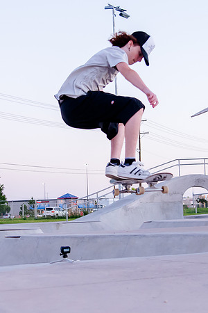 Unveiling Dawn's Magic: Hard Coin-sponsored Skateboarding Shoot at West Valley Skate Park