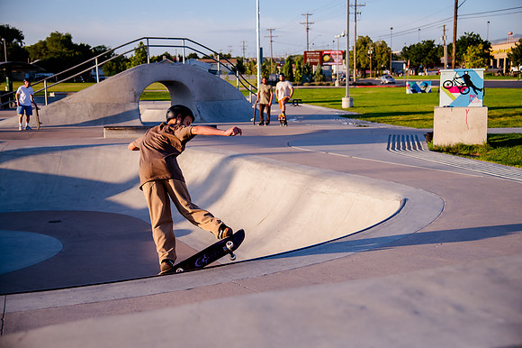 Unveiling Dawn's Magic: Hard Coin-sponsored Skateboarding Shoot at West Valley Skate Park