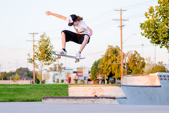 Unveiling Dawn's Magic: Hard Coin-sponsored Skateboarding Shoot at West Valley Skate Park