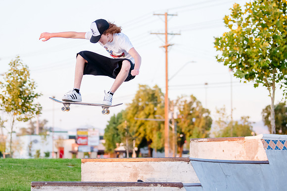 Unveiling Dawn's Magic: Hard Coin-sponsored Skateboarding Shoot at West Valley Skate Park