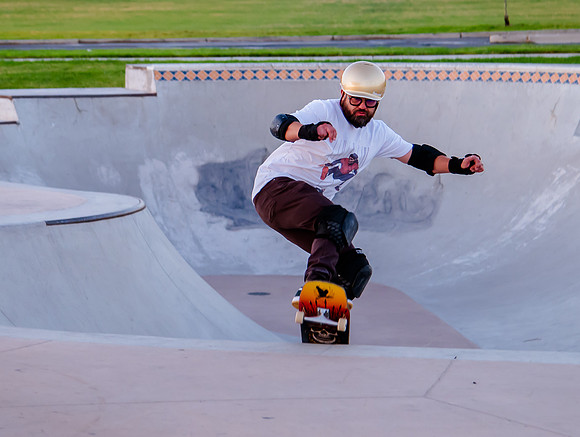 Unveiling Dawn's Magic: Hard Coin-sponsored Skateboarding Shoot at West Valley Skate Park