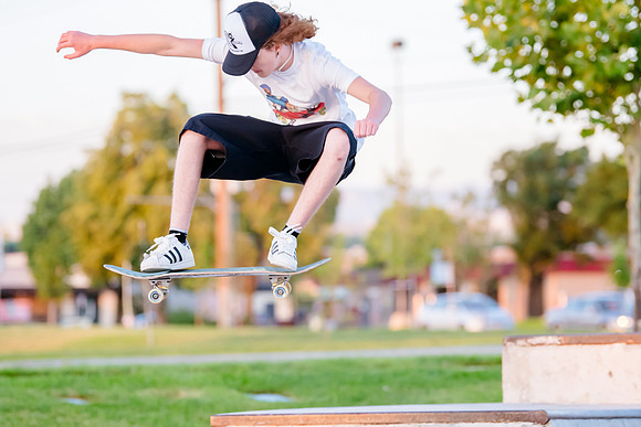 Unveiling Dawn's Magic: Hard Coin-sponsored Skateboarding Shoot at West Valley Skate Park