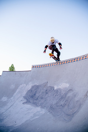 Unveiling Dawn's Magic: Hard Coin-sponsored Skateboarding Shoot at West Valley Skate Park