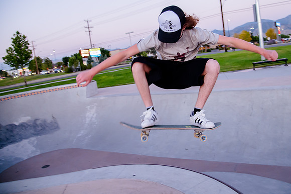 Unveiling Dawn's Magic: Hard Coin-sponsored Skateboarding Shoot at West Valley Skate Park