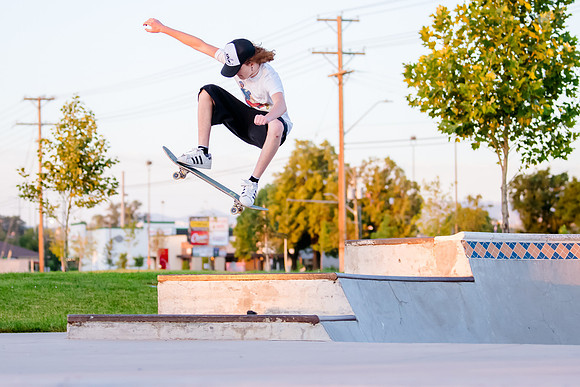 Unveiling Dawn's Magic: Hard Coin-sponsored Skateboarding Shoot at West Valley Skate Park