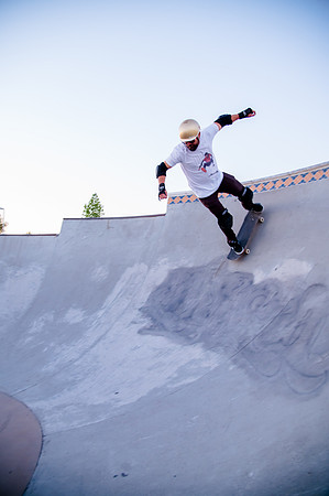 Unveiling Dawn's Magic: Hard Coin-sponsored Skateboarding Shoot at West Valley Skate Park