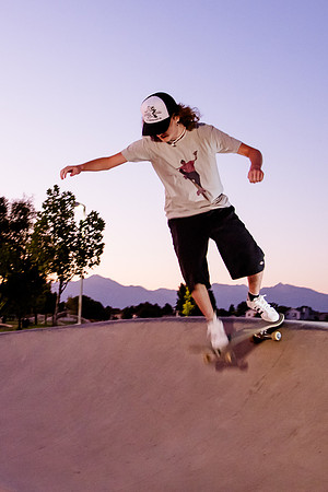 Unveiling Dawn's Magic: Hard Coin-sponsored Skateboarding Shoot at West Valley Skate Park