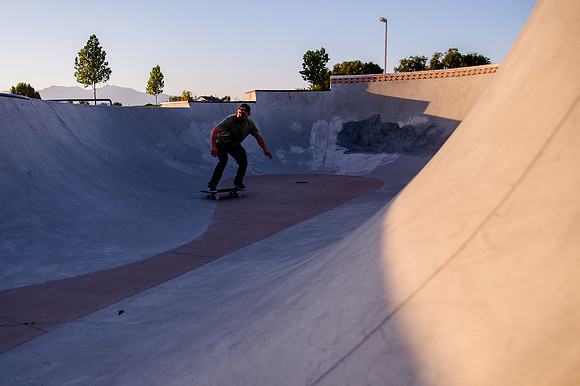 Unveiling Dawn's Magic: Hard Coin-sponsored Skateboarding Shoot at West Valley Skate Park