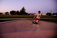 Unveiling Dawn's Magic: Hard Coin-sponsored Skateboarding Shoot at West Valley Skate Park