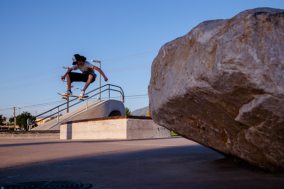 Unveiling Dawn's Magic: Hard Coin-sponsored Skateboarding Shoot at West Valley Skate Park