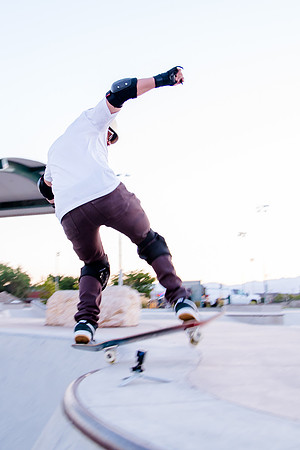 Unveiling Dawn's Magic: Hard Coin-sponsored Skateboarding Shoot at West Valley Skate Park