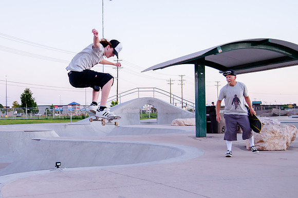 Unveiling Dawn's Magic: Hard Coin-sponsored Skateboarding Shoot at West Valley Skate Park