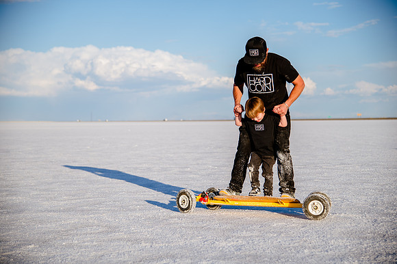 Hardcoin Skate Team: Conquering the Utah Salt Flats in Style