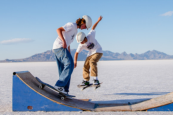 Hardcoin Skate Team: Conquering the Utah Salt Flats in Style