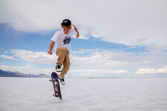 Hardcoin Skate Team: Conquering the Utah Salt Flats in Style