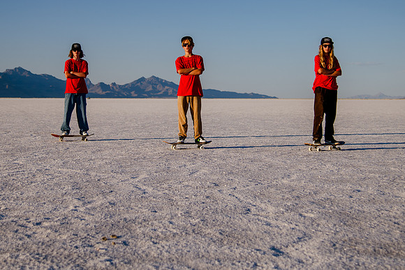 Hardcoin Skate Team: Conquering the Utah Salt Flats in Style
