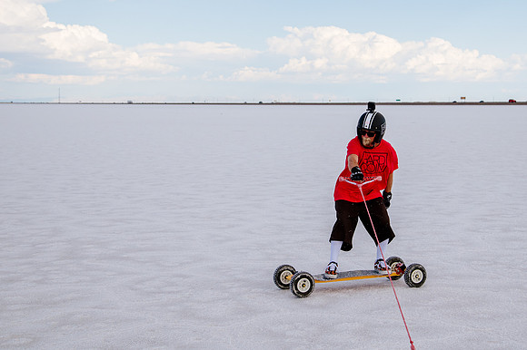 Hardcoin Skate Team: Conquering the Utah Salt Flats in Style