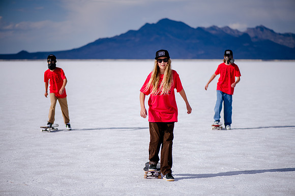Hardcoin Skate Team: Conquering the Utah Salt Flats in Style