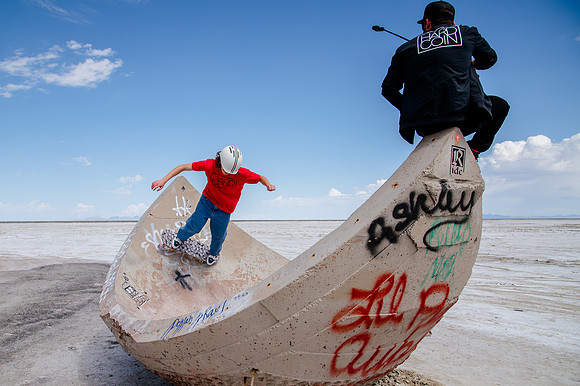 Hardcoin Skate Team: Conquering the Utah Salt Flats in Style