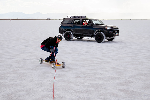 Hardcoin Skate Team: Conquering the Utah Salt Flats in Style