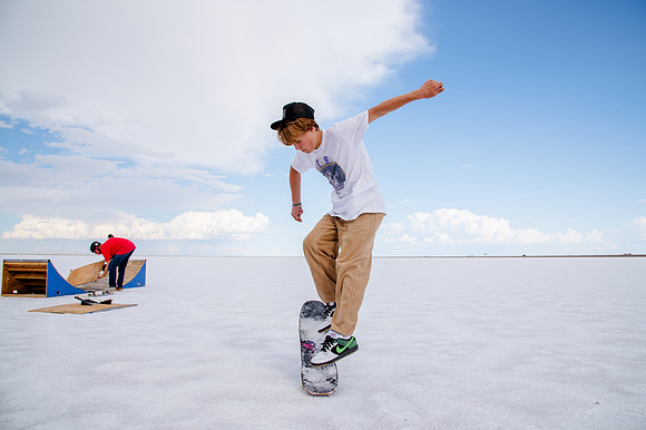 Hardcoin Skate Team: Conquering the Utah Salt Flats in Style