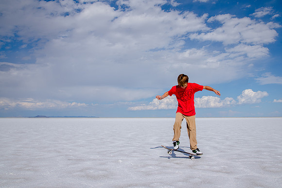 Hardcoin Skate Team: Conquering the Utah Salt Flats in Style