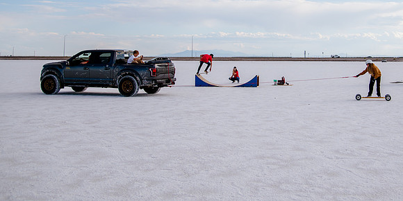 Hardcoin Skate Team: Conquering the Utah Salt Flats in Style