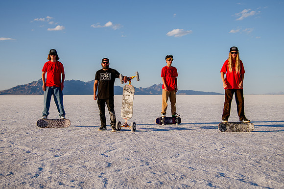 Hardcoin Skate Team: Conquering the Utah Salt Flats in Style