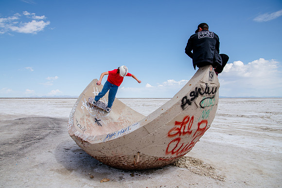 Hardcoin Skate Team: Conquering the Utah Salt Flats in Style