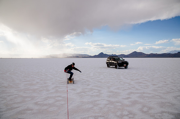 Hardcoin Skate Team: Conquering the Utah Salt Flats in Style
