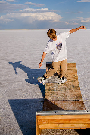 Hardcoin Skate Team: Conquering the Utah Salt Flats in Style