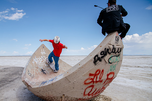 Hardcoin Skate Team: Conquering the Utah Salt Flats in Style
