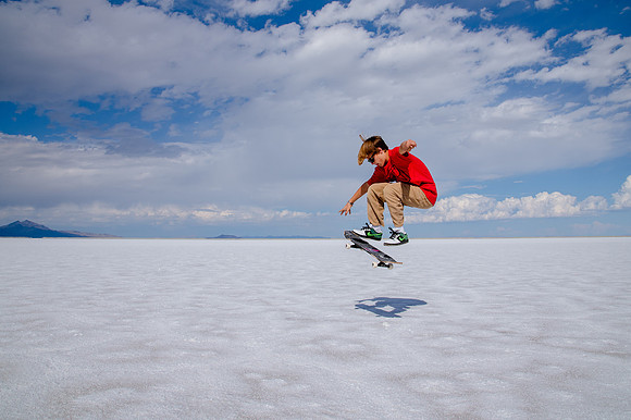 Hardcoin Skate Team: Conquering the Utah Salt Flats in Style