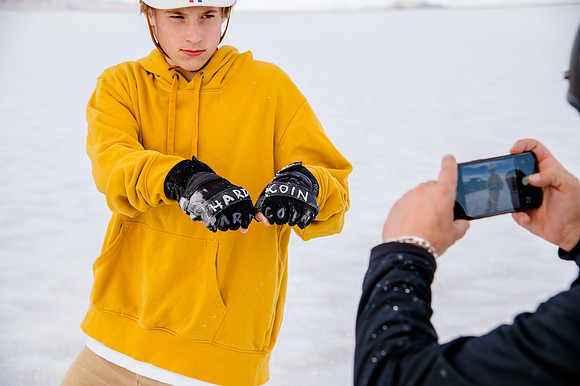 Hardcoin Skate Team: Conquering the Utah Salt Flats in Style