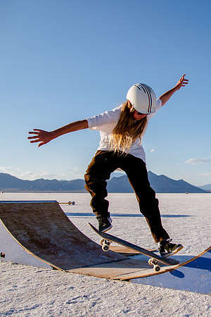 Hardcoin Skate Team: Conquering the Utah Salt Flats in Style