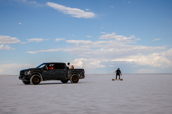 Hardcoin Skate Team: Conquering the Utah Salt Flats in Style